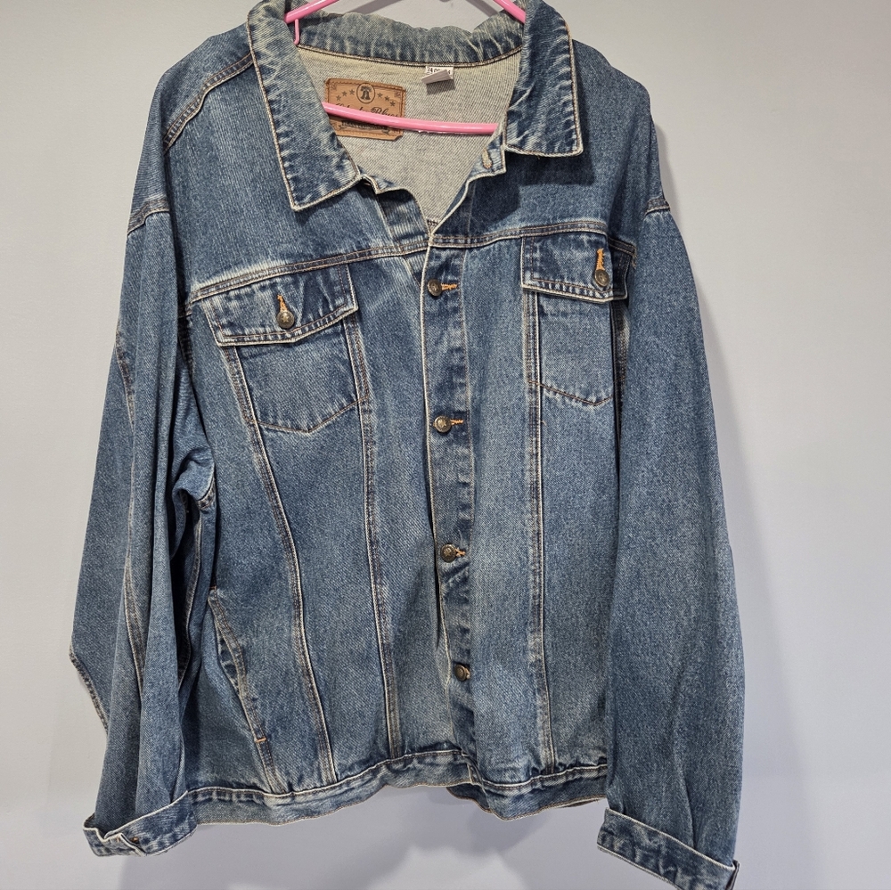 Vintage Men’s 4XL Blue Denim Jean Jacket Liberty Blues Jeans Company